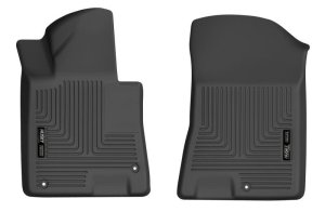 Hyundai Sonata Floor Mats - Front - Husky Liners - X-Act Contour - Black - `20-`21